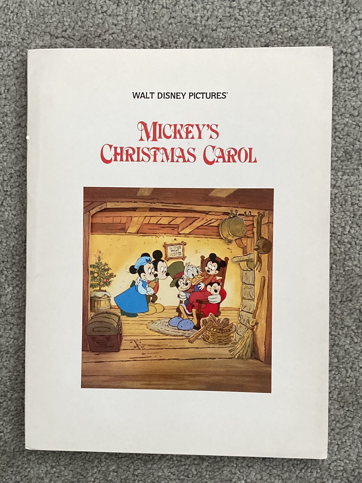 Disney Mickey’s Christmas Carol Press Kit 1983