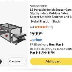 Subsoccer S3 Indoor Soccer Table
