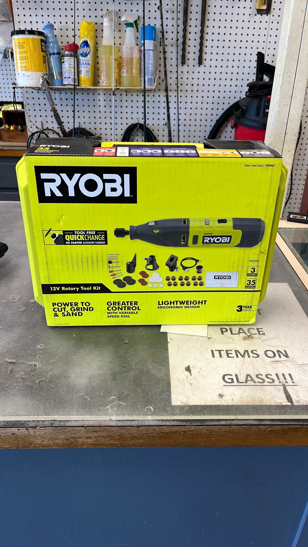 Ryobi 12v Rotary Tool Kit Model TVM01