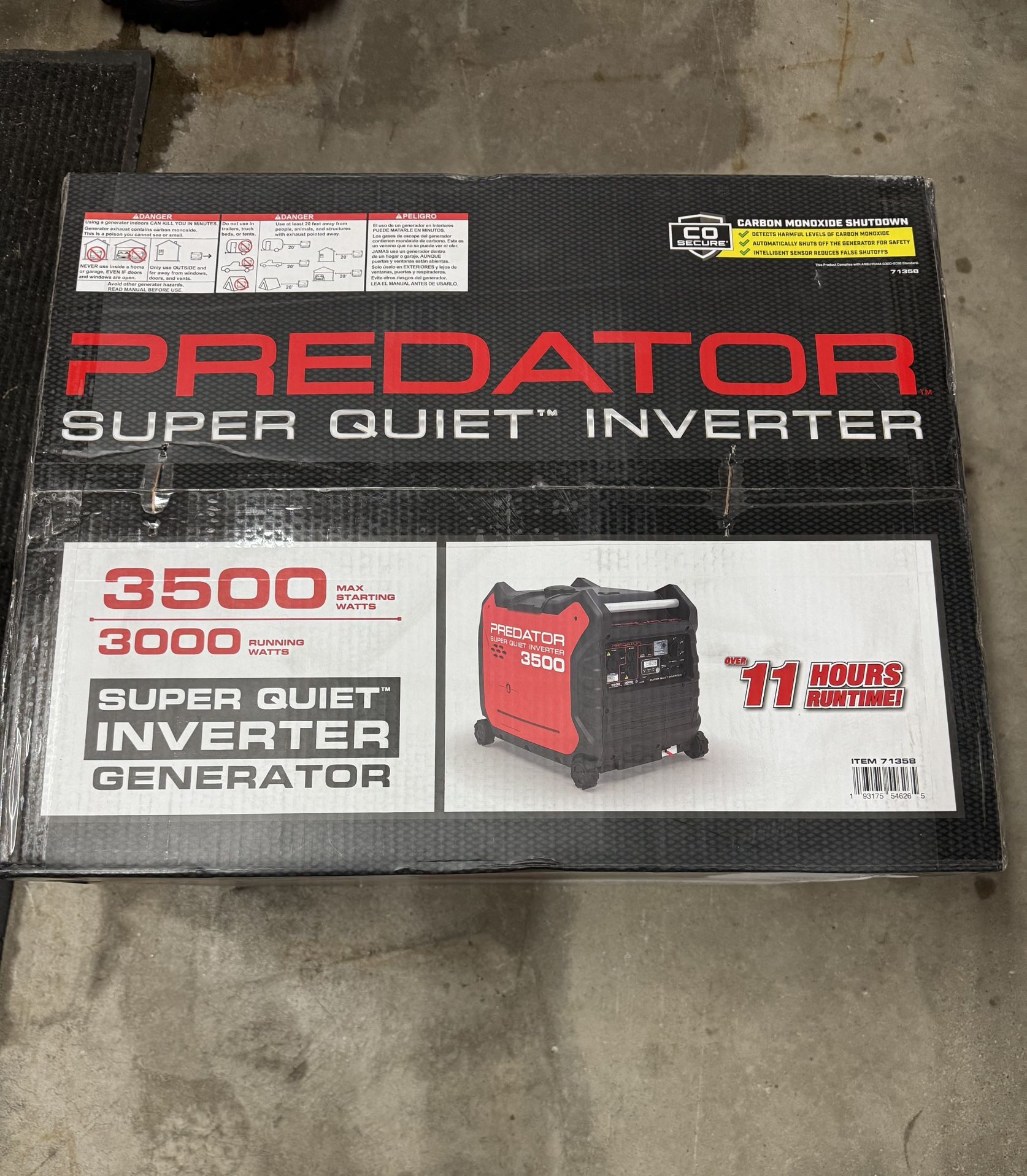Predator 3500 Generator