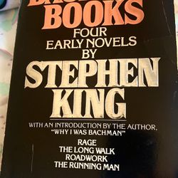 Richard Bachman / Stephen King 4 Early Novels 1st Edition In Paperback 