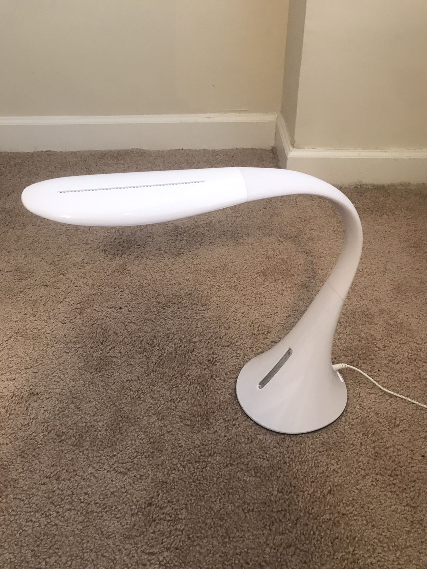 White desk lamp