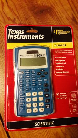 New TI Scientific calculator.