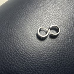 Silver Hoop Earrings