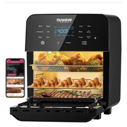 Nuwave Brio 15.5Qt Air Fryer Rotisserie Oven