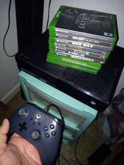 Xbox one 1tb with 11 games ready to play