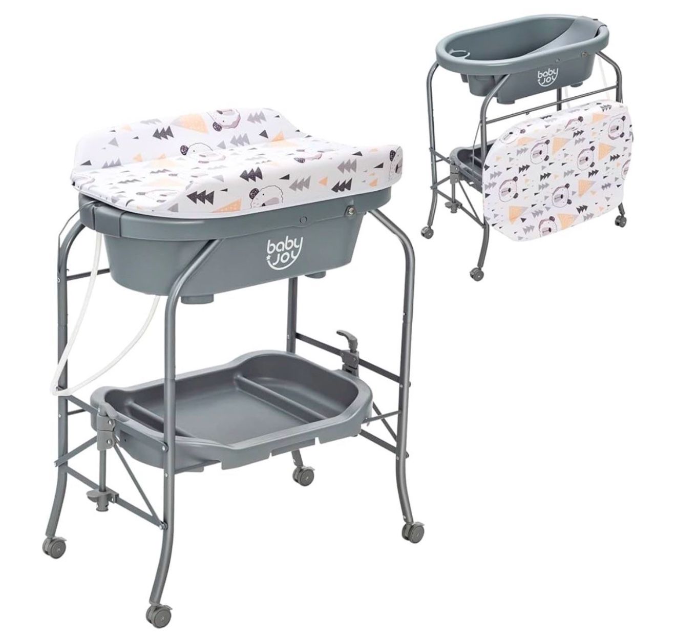 Baby Bathtub with Changing Table