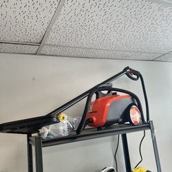 Multipurpose Steam Cleaner with 19 Accessories, Heavy Duty Household Steamer Chemical-Free Cleaning, 1.5L Dual-Tank Rolling Cleaning Machine for Carpe