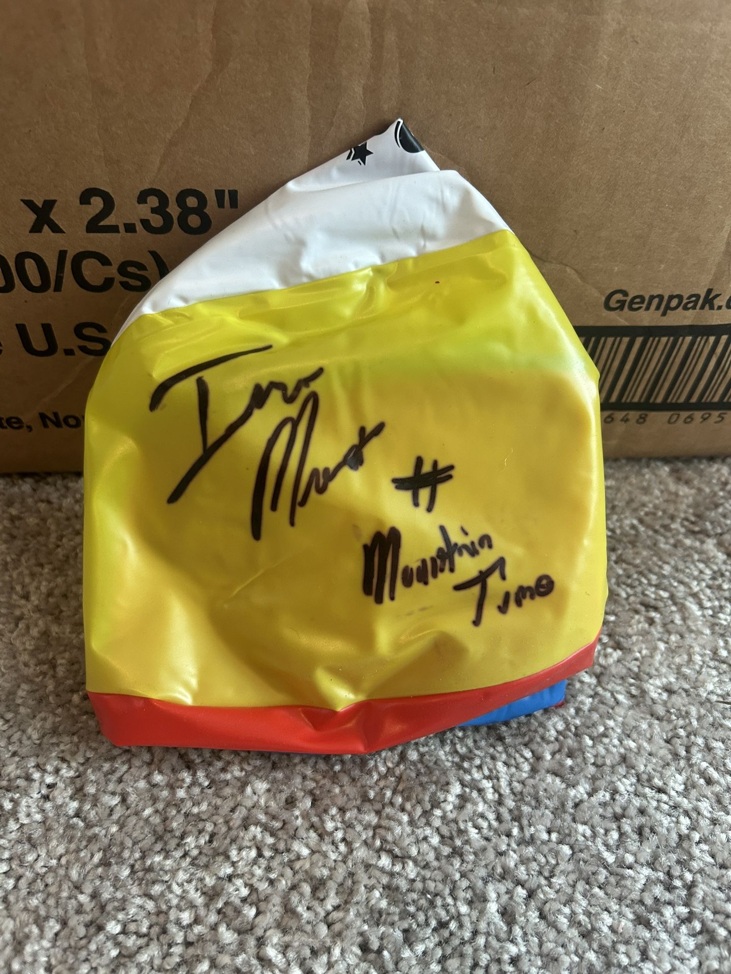 Ian Munsick Signed Beach Ball