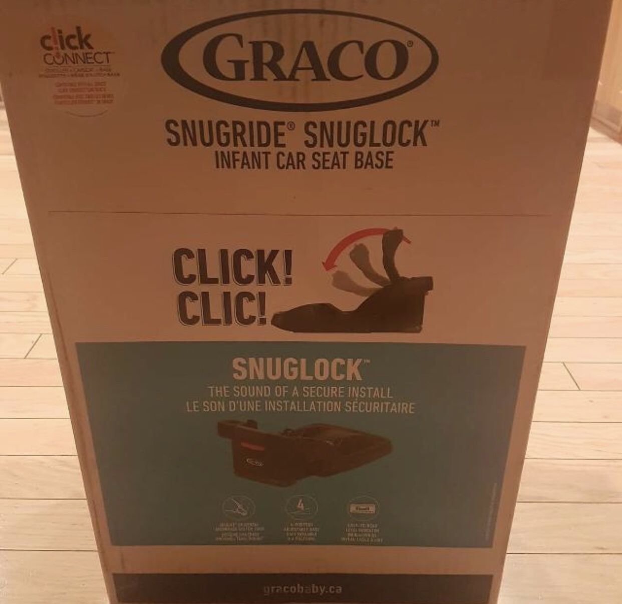 Snugride click connect Graco base. New in box