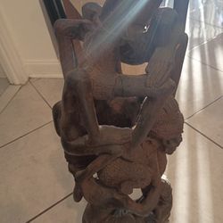 Hand Carved African Sculpture 