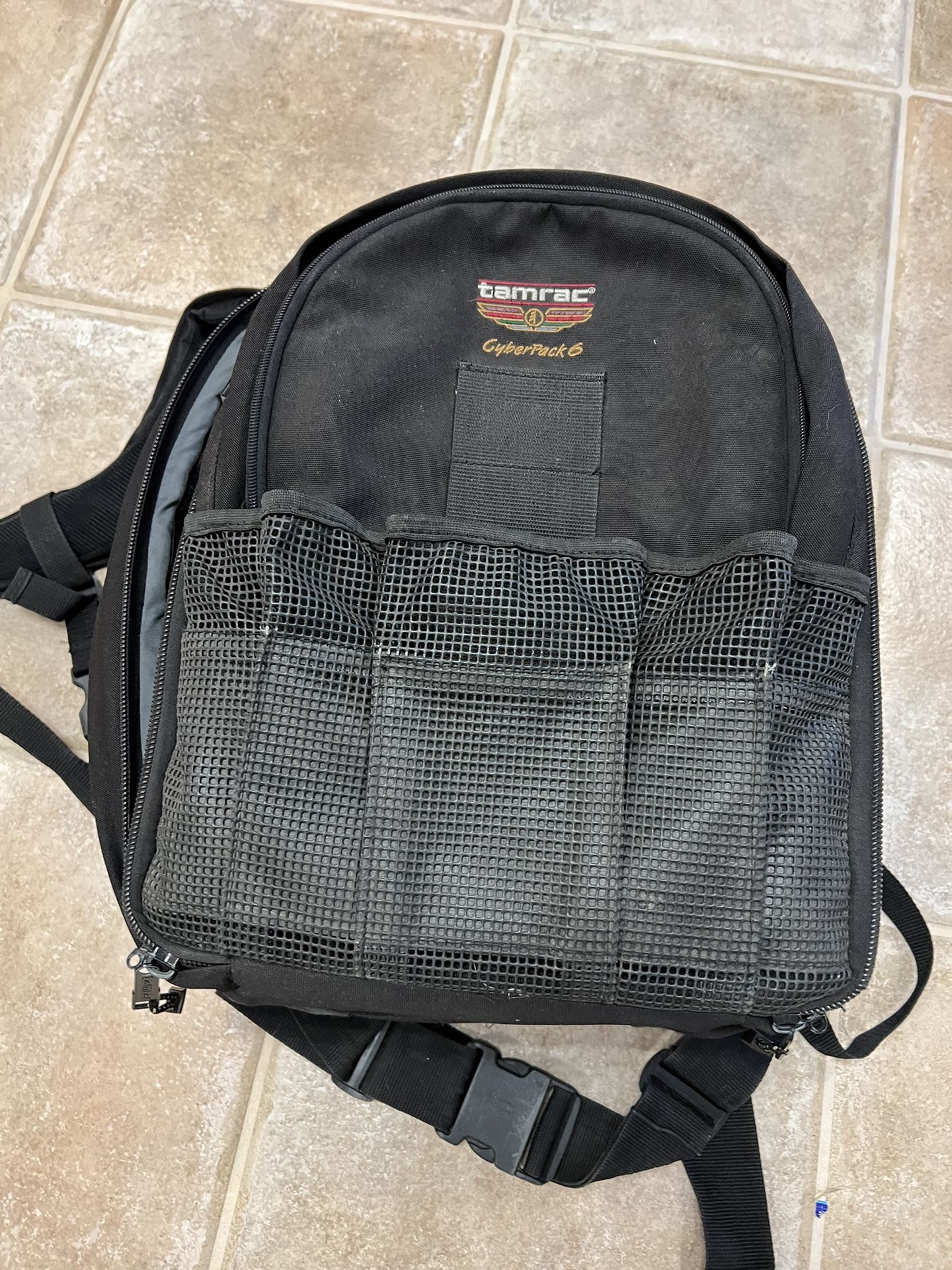 Tamrac CyberPack 6 Camera Backpack Black Bag Photo Nylon Case