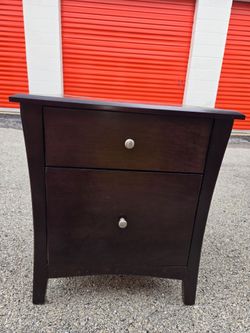 2 Drawer wood file/end table