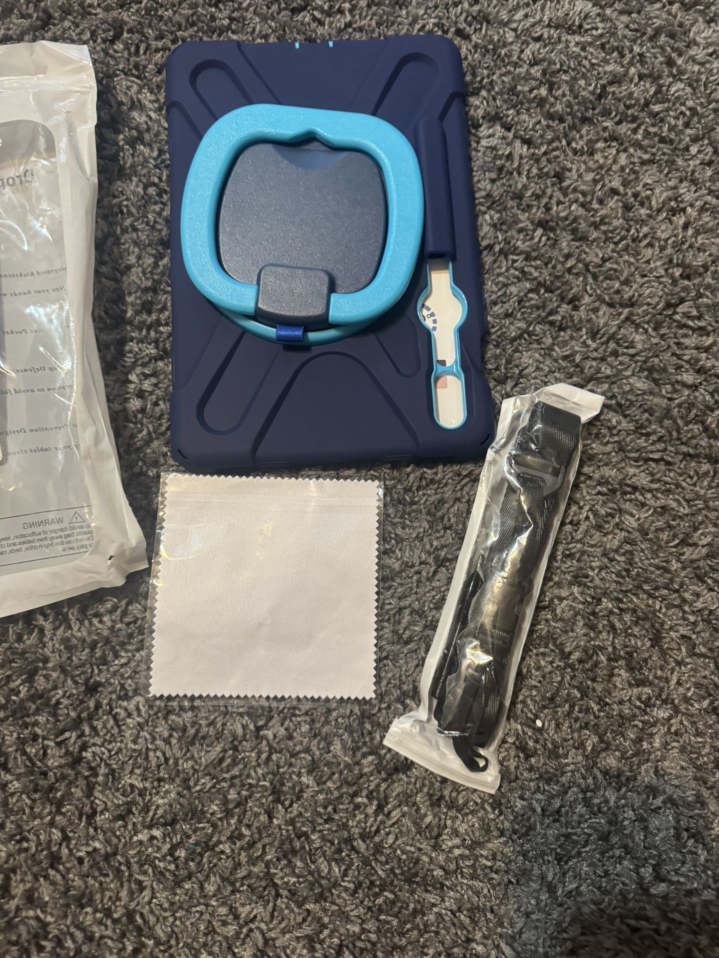 BRAECN Case for Samsung Galaxy Tab S9/58/S7 11 Inch 2023 SM- X710/700/T870, Heavy Duty Shockproof Silicone Case with S Pen Holder, Rotating Handle Gri