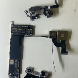 iPhone 12 Motherboard – 64GB Unlocked with Face ID + Battery (87%) 
