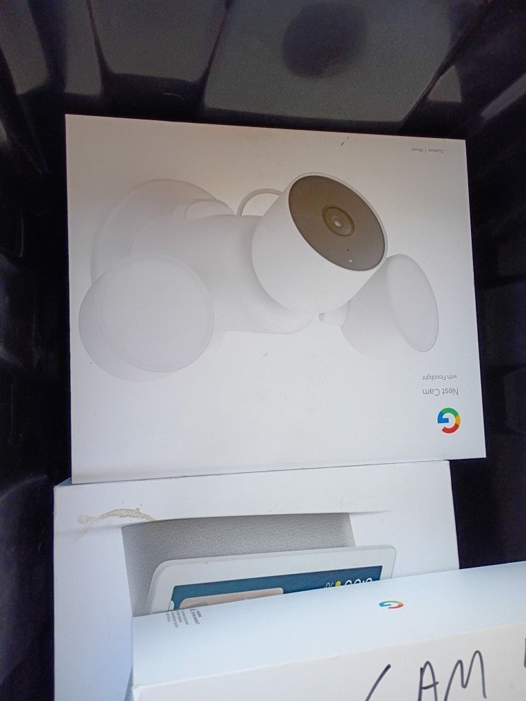 Google Nest Cam With Floodlight Wired Outdoor New!