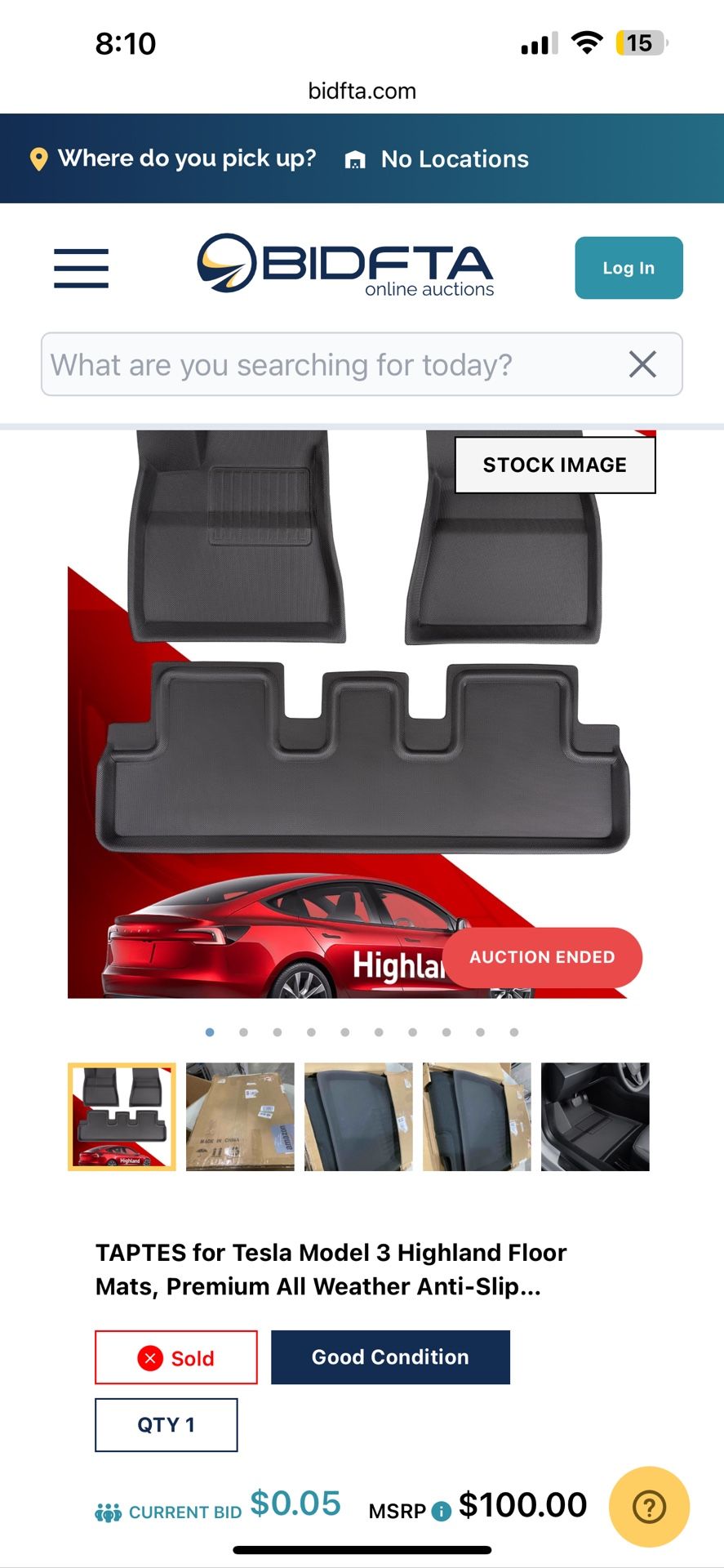 Tesla Mats Model 3