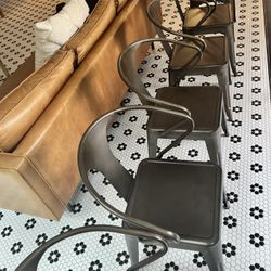 Restoration Hardware Metal Chairs 