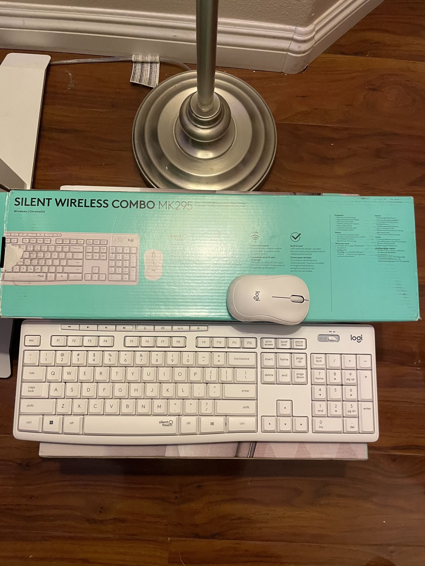 Silent Wireless Keyboard With Mouse Logitech