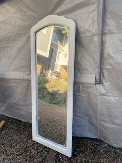 Solid Wood Floor Mirror