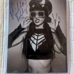Priscilla Kelly aka Gigi Dolin signed 8x10 photo WWE AEW