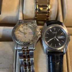 Citizens Women’s Quartz Watches In Excellent Running Condition 