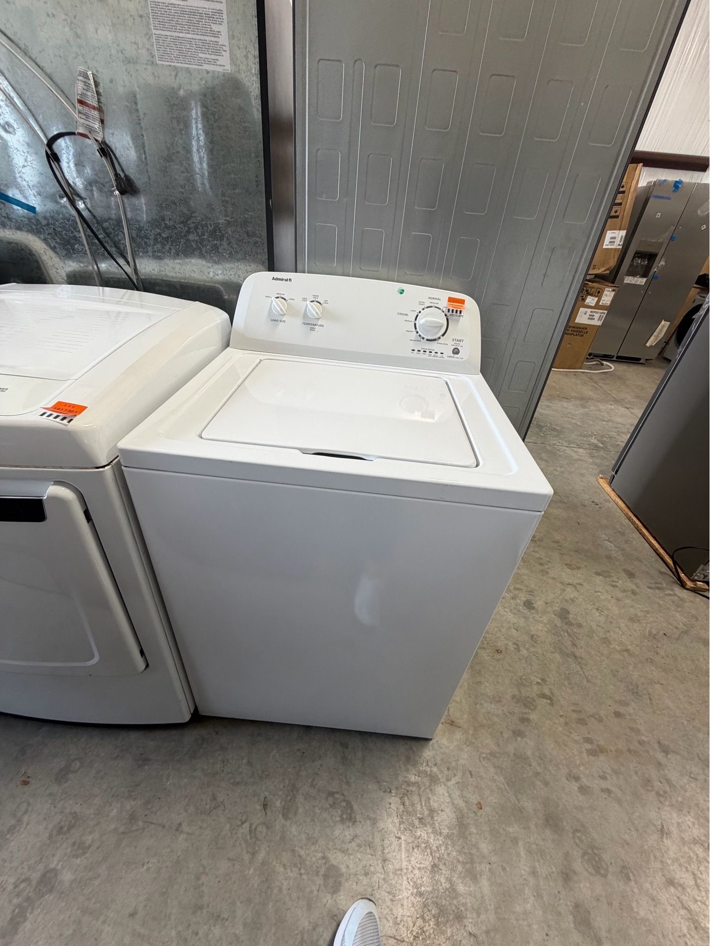 Washer medium capacity with warranty