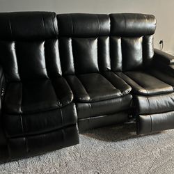 EAGER TO SELL BRAND NEW BARELY USED ELECTRIC RECLINING THEATER CHAIRS/SOFAS