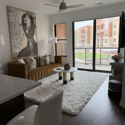 Curated Modern Living Room — Warm, Luxe & Move-In Ready