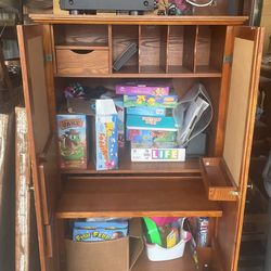 All Wood Computer Desk