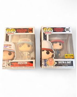 Funko Pop Stranger Things Dustin Bundle figures
