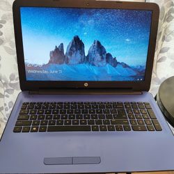 H P ay015dx Laptop - 15.6 " Blue Notebook 