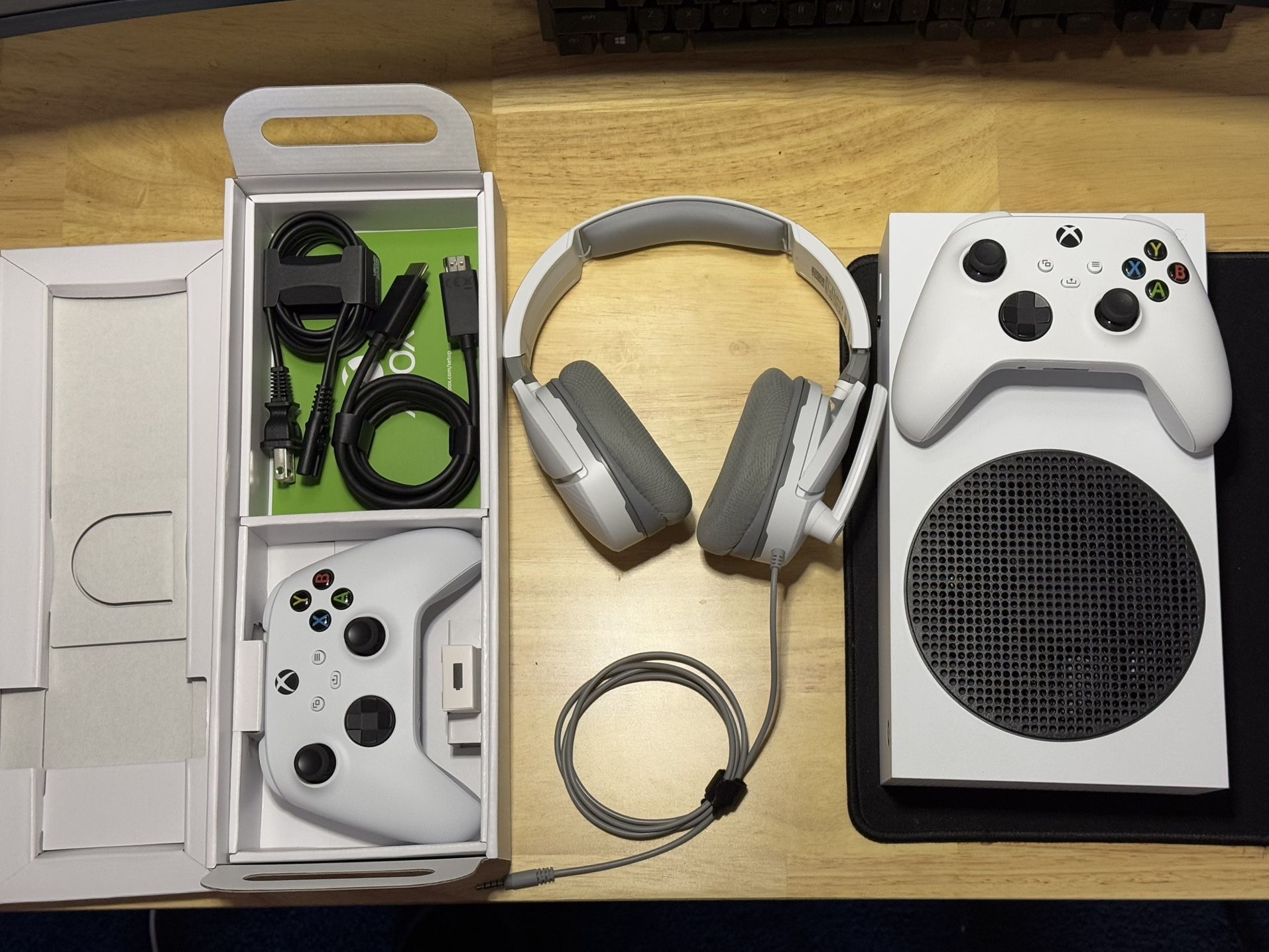 Xbox Series S - Two Controllers & Headset
