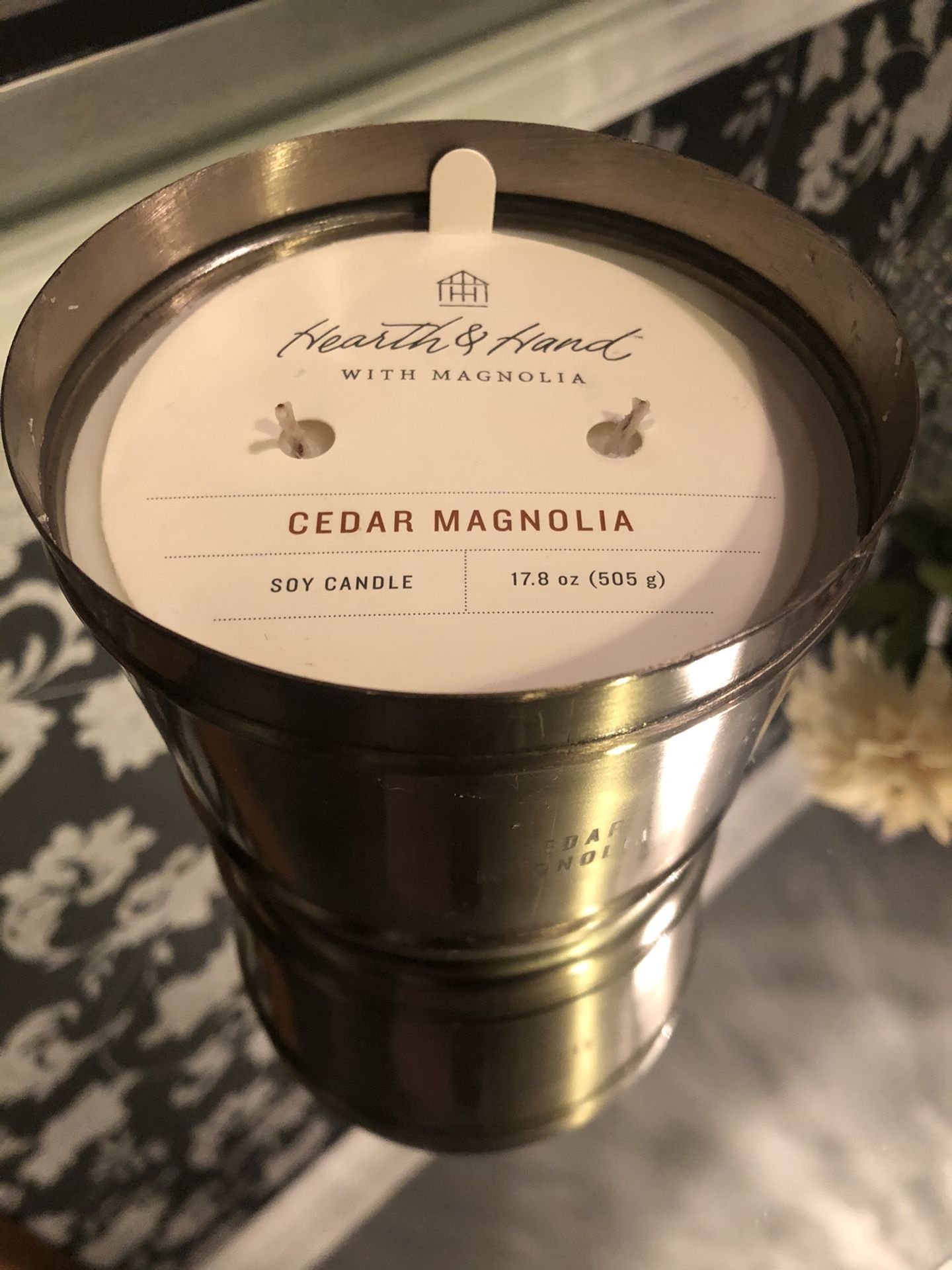 Hearth & Hand with Magnolia Cedar Magnolia Soy Candle