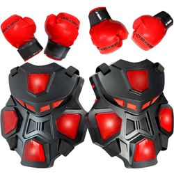 ArmoGear Electronic Boxing Toy for Kids | Interactive Boxing Game with 3 Play Modes, Includes 2 Pairs Boxing Gloves | Cool Toy for Teen Boys | Sports 