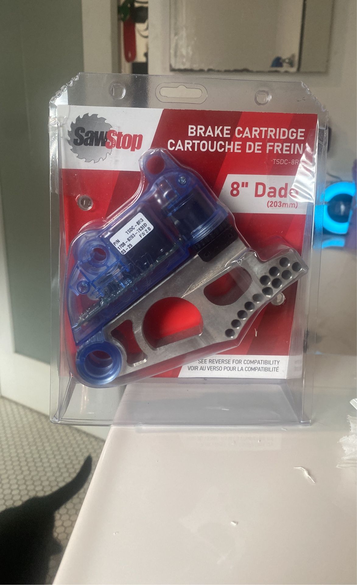 SawStop Brake Cartridge 8” Dado TSDC-8R3