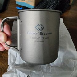300ml Titanium Cup For Camping 
