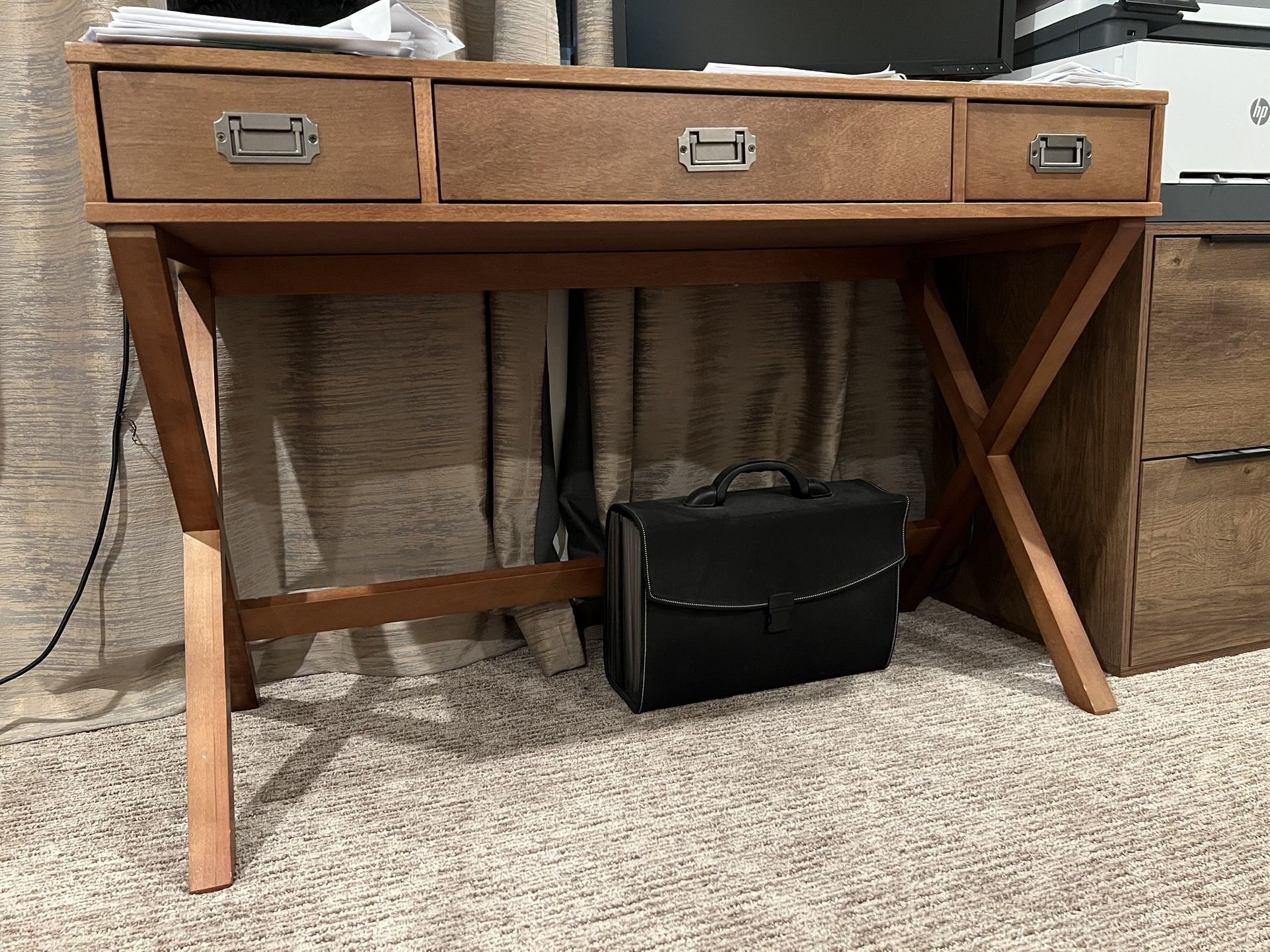 Aesthetic Wood Desk