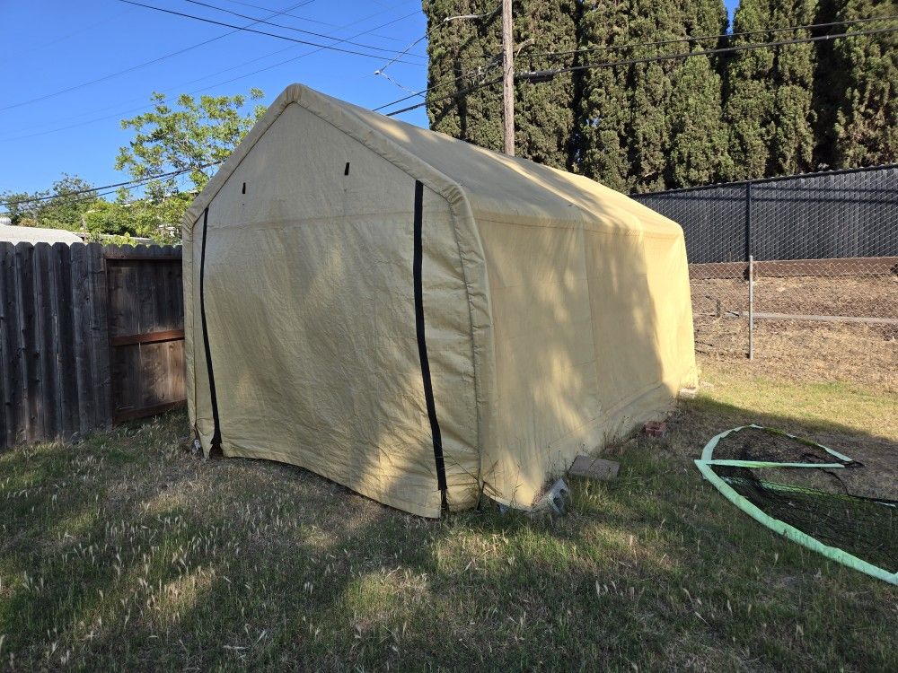 Free Harbor Freight car tent shed
