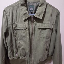 Green Zip Up Jacket