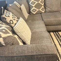 Gray Sectional Couch 