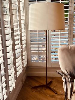 (PENDING) Serena & Lily Midcentury BRASS Floor Lamp ($900 new)