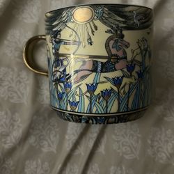 Antique Fine Porcelain Egyptian Cup Signed From The 20Th Century In Very Good Condition