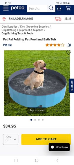 Patpet Folding Pet Swimming Pool