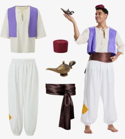Halloween Aladdin men’s costume  large