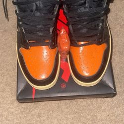 Jordan 1 Shattered Backboards Size 9.5 W Box Worn 2x
