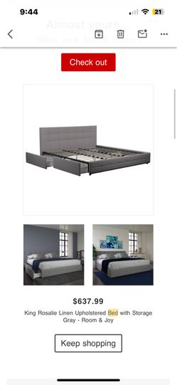 King Size Bed Frame And Mattress
