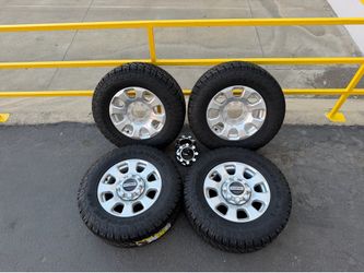 2026 Ford F250 F350 OEM 18” Rims Wheels and NEW LT285/65R18 Tires F-250 F-350 Super Duty Tremor