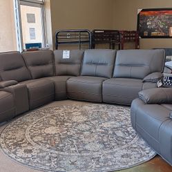 Sectional With Reclining Chair 
