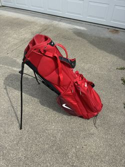 Nike Air Golf Bag Stand Red And Black